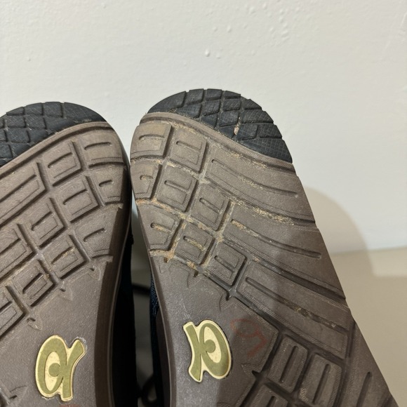 Lems Boulder Boots Size 42 Blue Brown Leather Mesh Barefoot Wide Toe - Picture 15 of 16